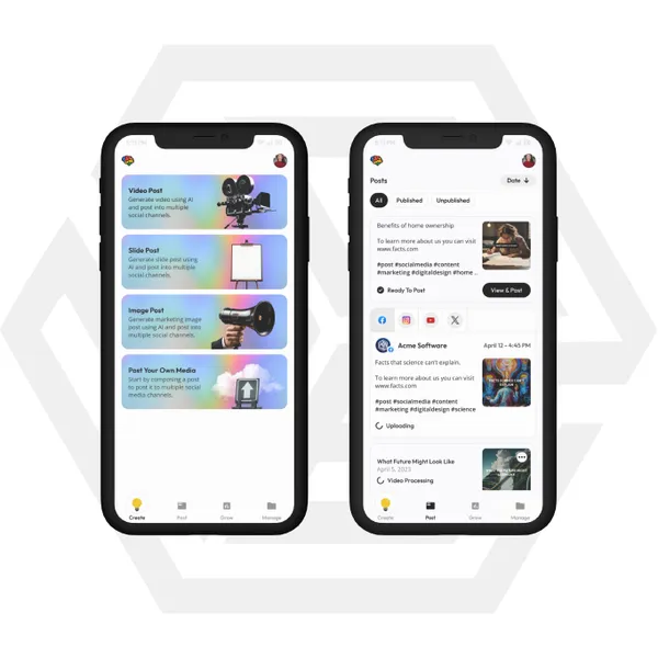 Post Fusion Interface Dark Mode