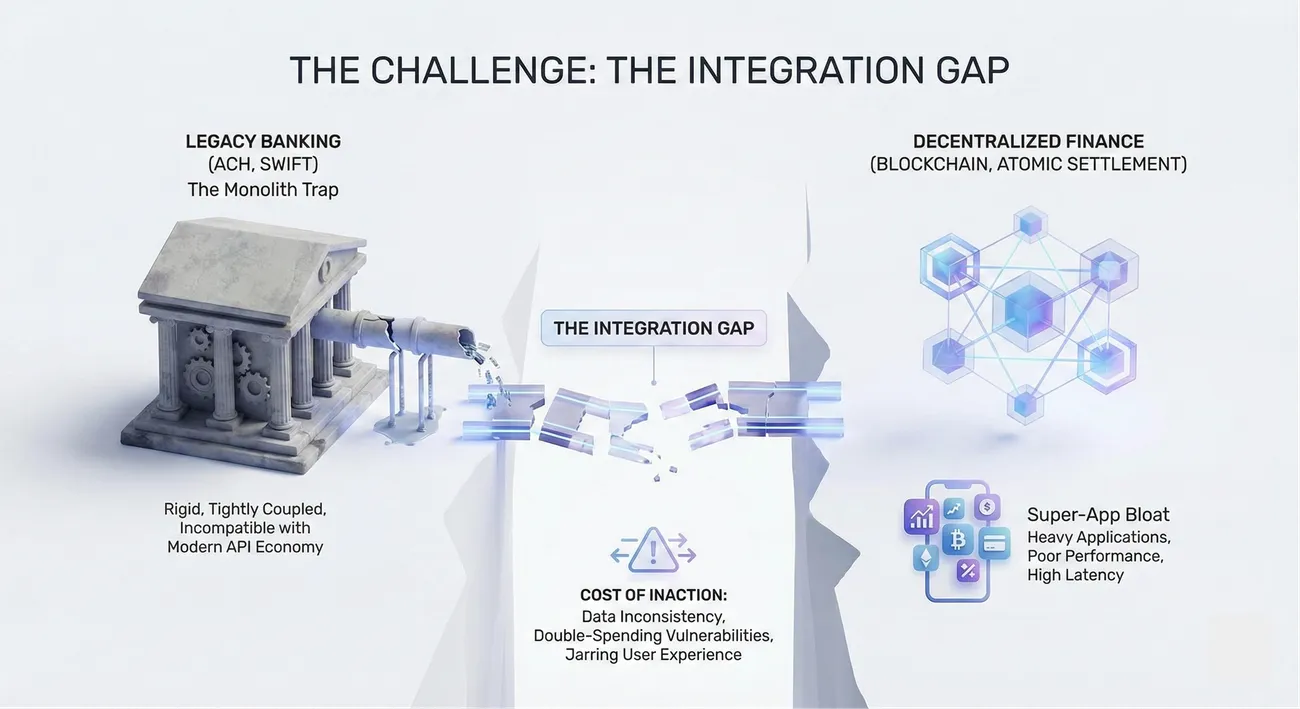 The Challenge: The "Integration Gap" and Super-App Bloat